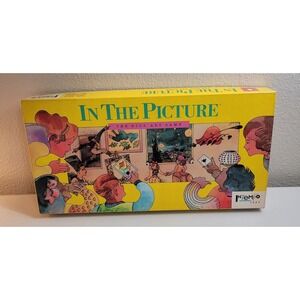 Intempo Toys. In The Picture Kids Art Board Game Vintage 1990 Complete Excellent